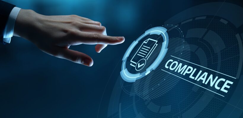 Compliance Rules Law Regulation Policy Business Technology concept.
